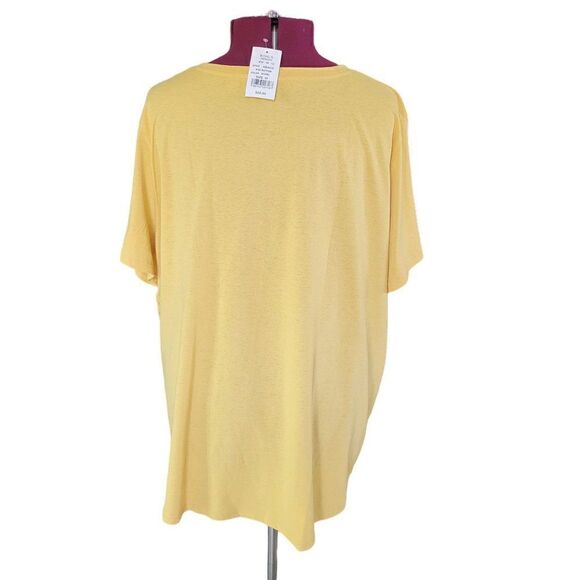 Kiss Yellow Tee (Size 4X) - Picture 4 of 6